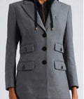 The Today Show Savannah Guthrie Grey Pocket Blazer