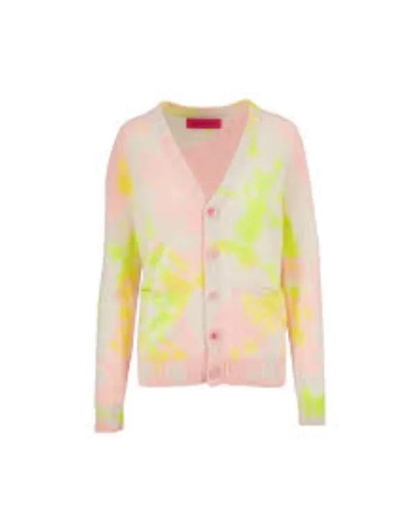 The Valley Persian Style Sky Askari Tie Dye Cardigan
