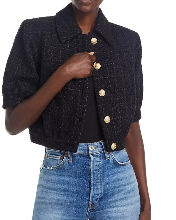 The View Joy Behar Black Tweed Jacket