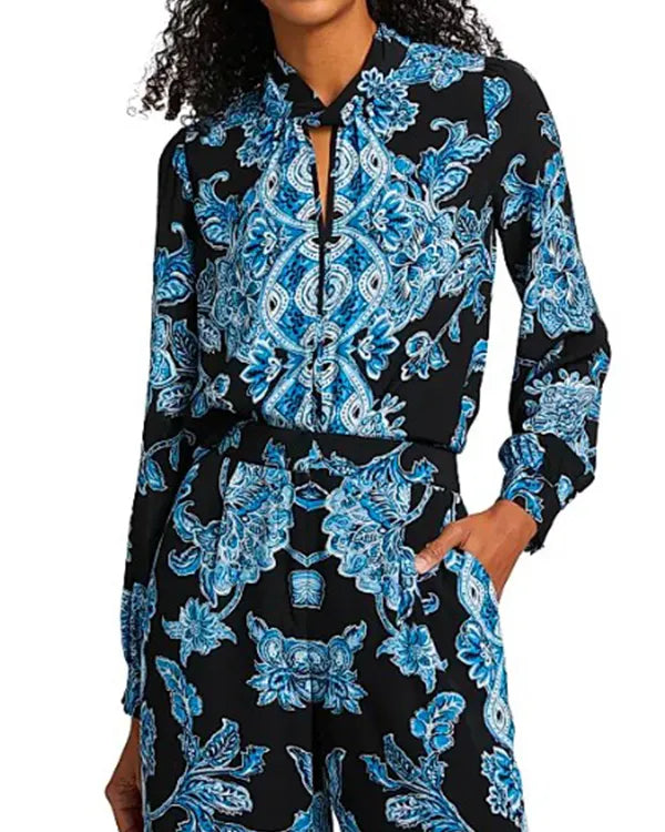 The Young And The Restless 2026 Nikki Newman Printed Blouse