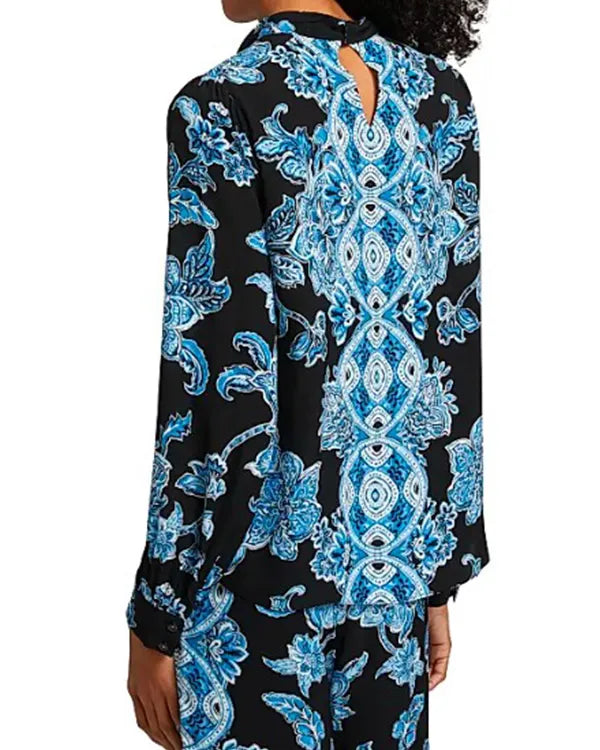 The Young And The Restless 2026 Nikki Newman Printed Blouse