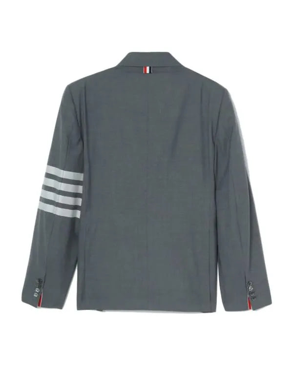 The Beauty S01 Brandon Gillard Striped Grey Blazer