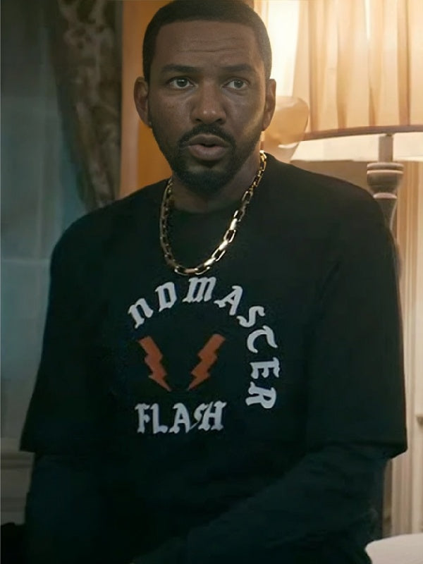The Boys S5 Laz Alonso Grandmaster Flash Black T-Shirt WorthVee