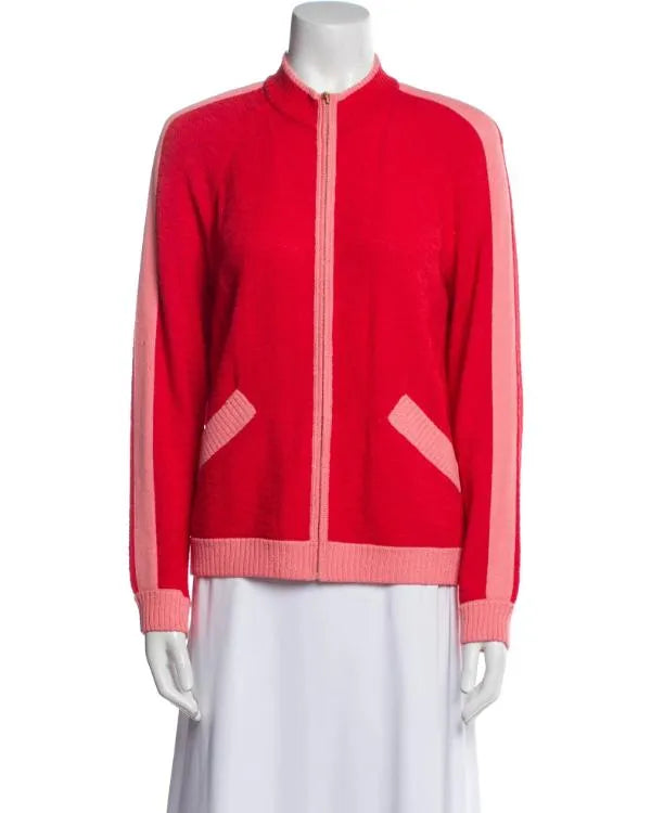 The Burbs 2026 Agnes Red & Pink Track Jacket