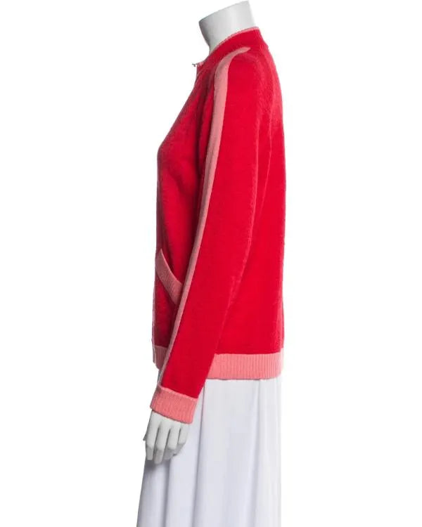 The Burbs 2026 Agnes Red & Pink Track Jacket