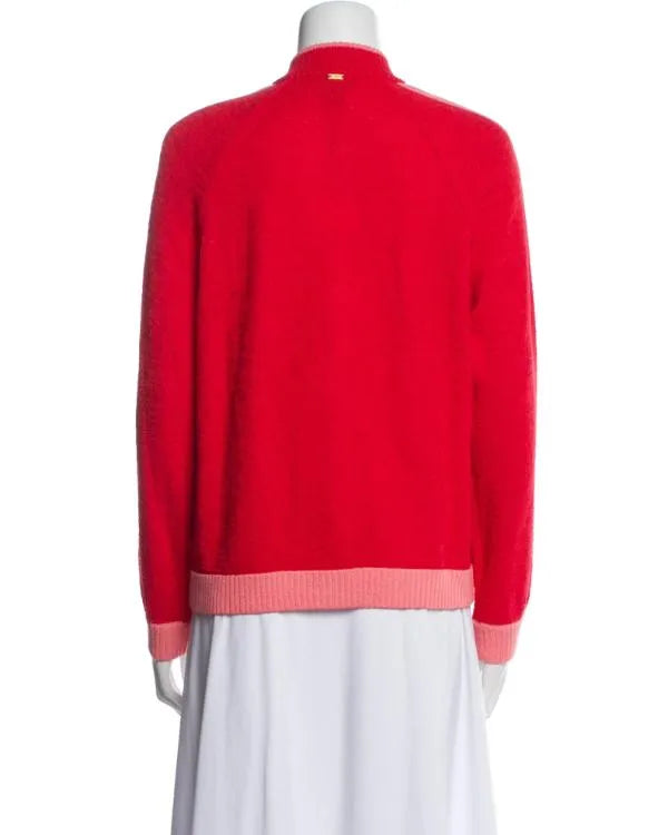 The Burbs 2026 Agnes Red & Pink Track Jacket