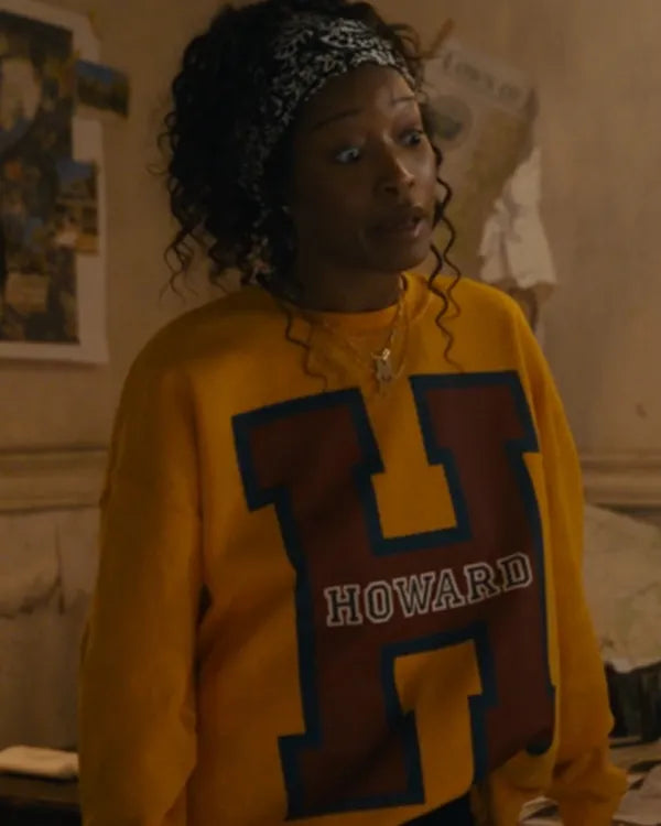 The Burbs 2026 Keke Palmer Big H Yellow Sweatshirt