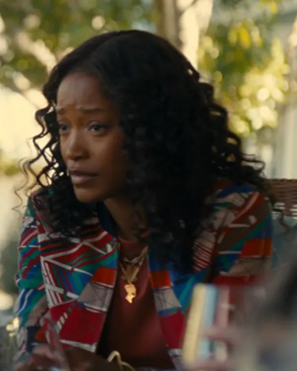 The Burbs 2026 Keke Palmer Sail Print Bomber Jacket