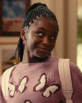 The Burbs 2026 Kyrie Mcalpin Pink Butterfly Sweater