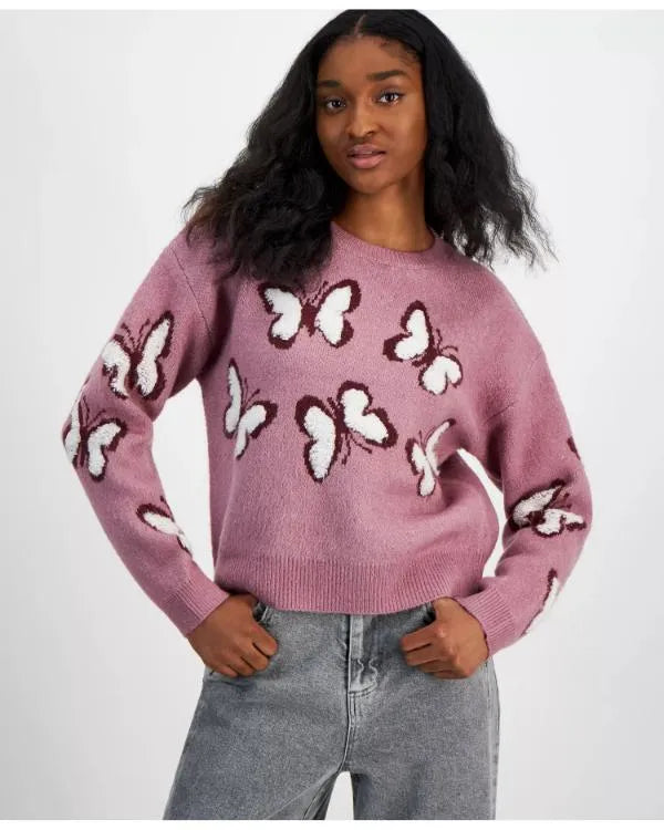 The Burbs 2026 Kyrie Mcalpin Pink Butterfly Sweater