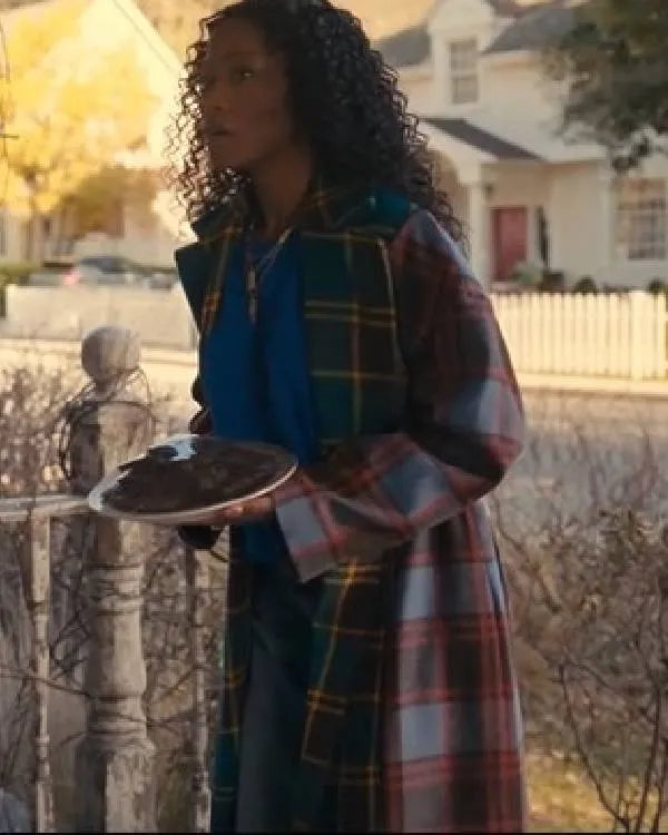 The Burbs Keke Palmer Check Coat