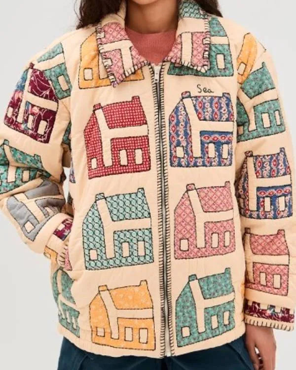 The Burbs Keke Palmer House Printed Jacket