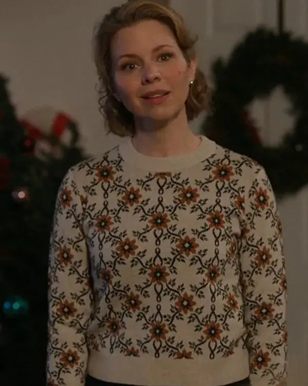The Christmas Baby Ali Liebert Floral Sweater WorthVee