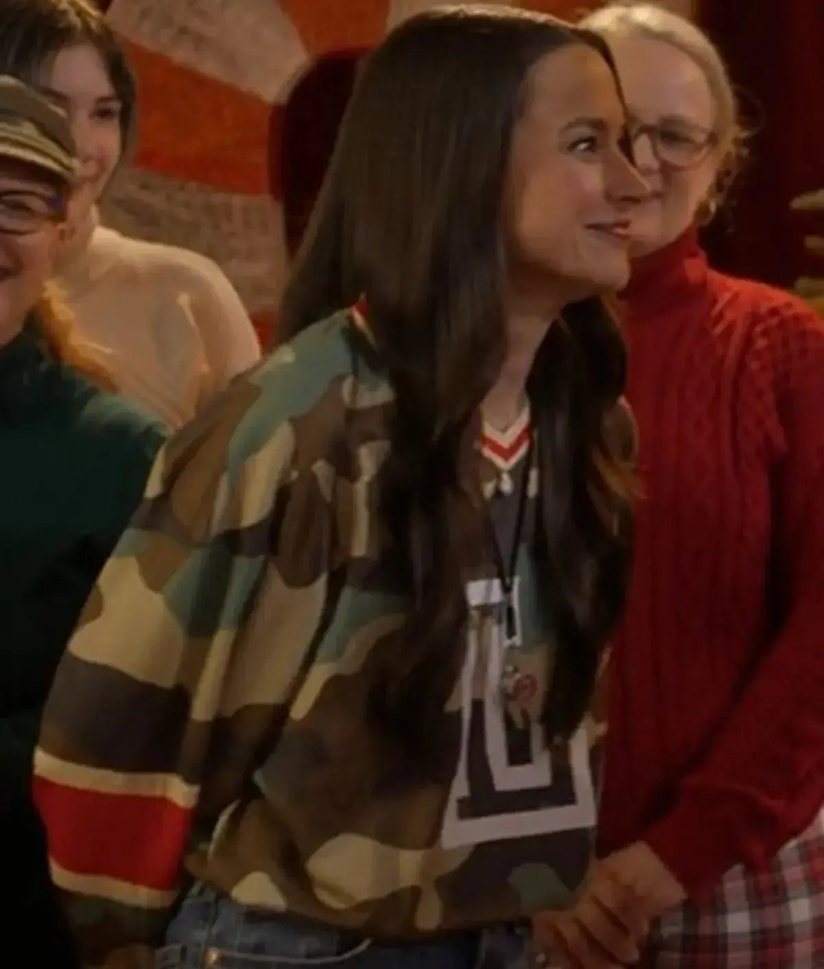The Christmas Cup Rhiannon Fish Striped Camo Jersey WorthVee