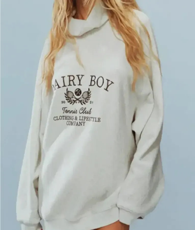 The Diana Rollneck Grey Sweatshirt