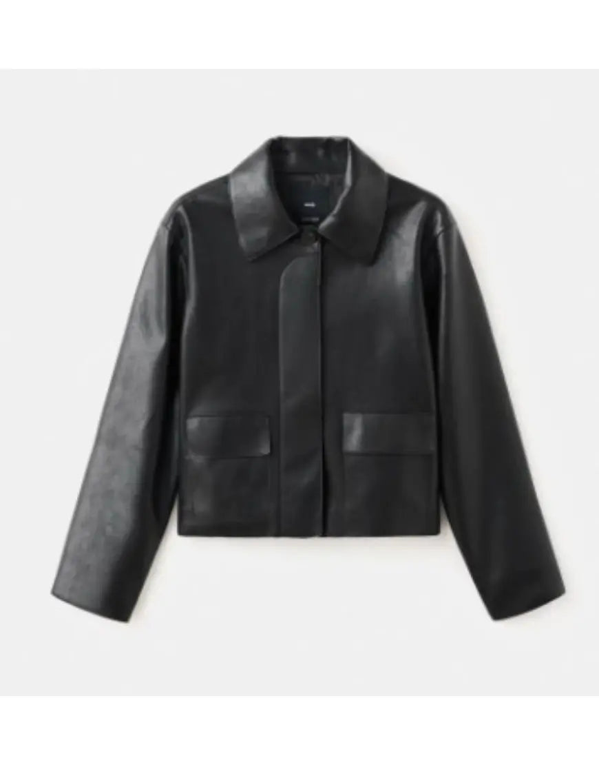 The Fortune 2026 Eleanor Tomlinson Leather Jacket WorthVee