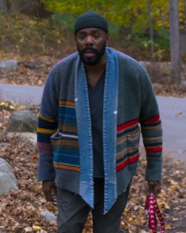 The Four Seasons S02 Coleman Domingo Stripe Kimono Jacket WorthVee