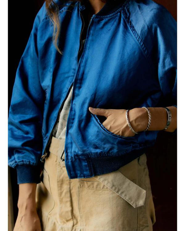 The Four Seasons S02 Kerri Kenney Blue Satin Jacket WorthVee