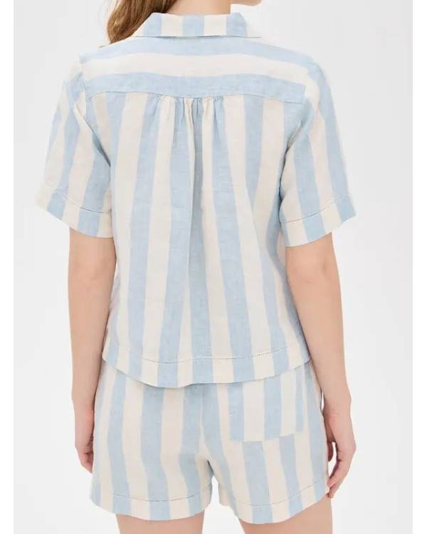 The Four Seasons S02 Tina Fey Blue Striped Pajamas WorthVee
