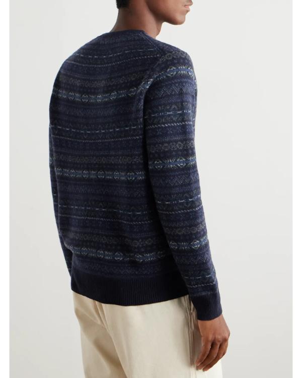 The Four Seasons S02 Will Forte Fair Isle Crewneck Sweater WorthVee