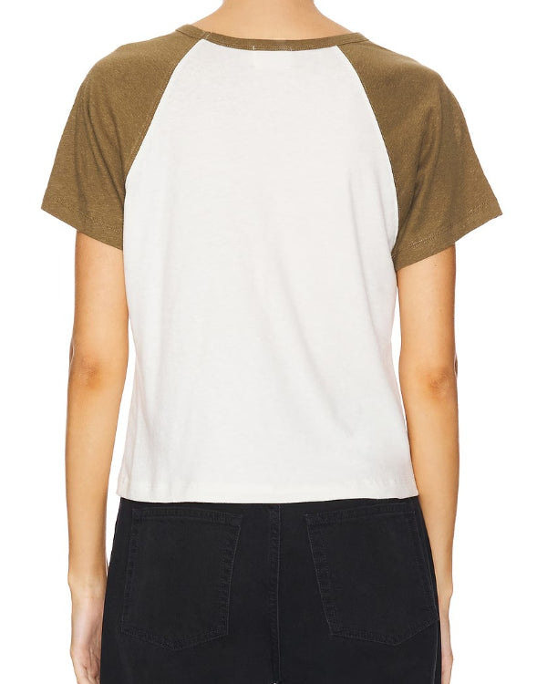 The Four Seasons Tina Fey Olive Green Raglan Sleeve T-Shirt WorthVee