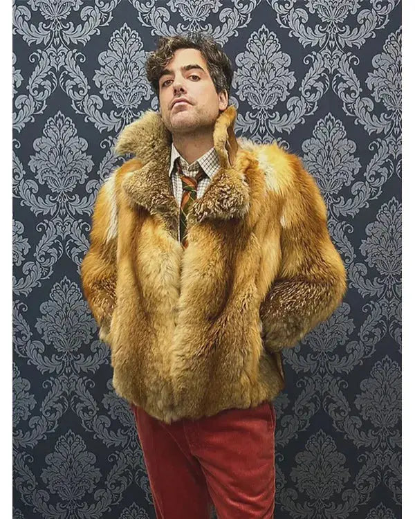 The Gentlemen 2024 Daniel Ings Brown Fur Jacket WorthVee