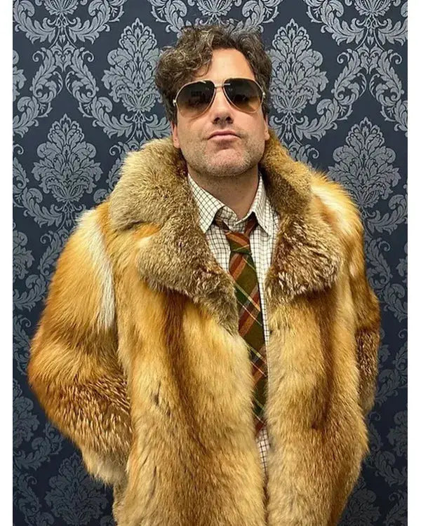 The Gentlemen 2024 Daniel Ings Brown Fur Jacket WorthVee