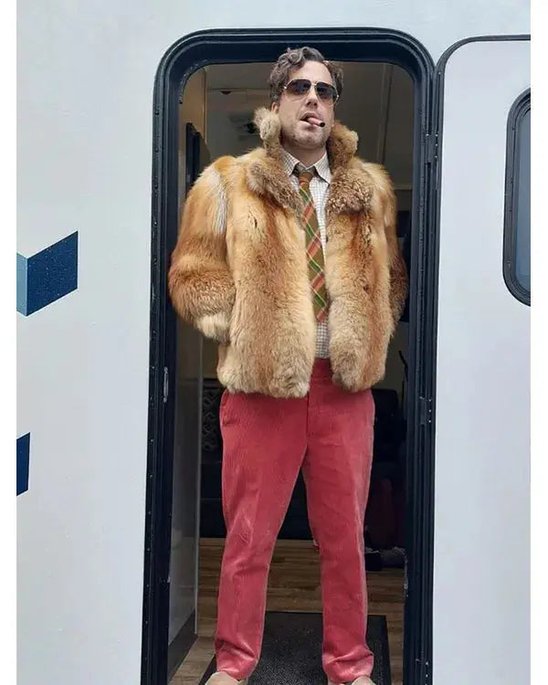 The Gentlemen 2024 Daniel Ings Brown Fur Jacket WorthVee