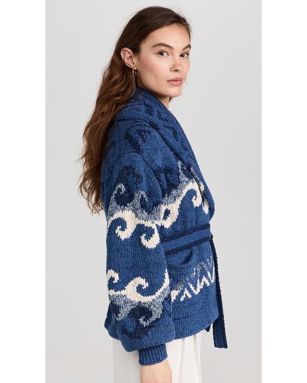 The Girlfriend S01 Robin Wright Blue Knit Cardigan USA Jackets