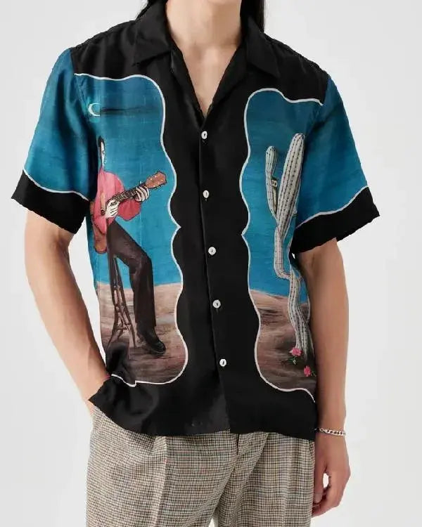 The Great British Bake Off Noel Fielding Haunted By An Owl Long Sleeve Shirt WorthVee