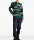 The Kelly Clarkson Show 2025 Jimmy Fallon Striped Long Sleeve Polo Shirt