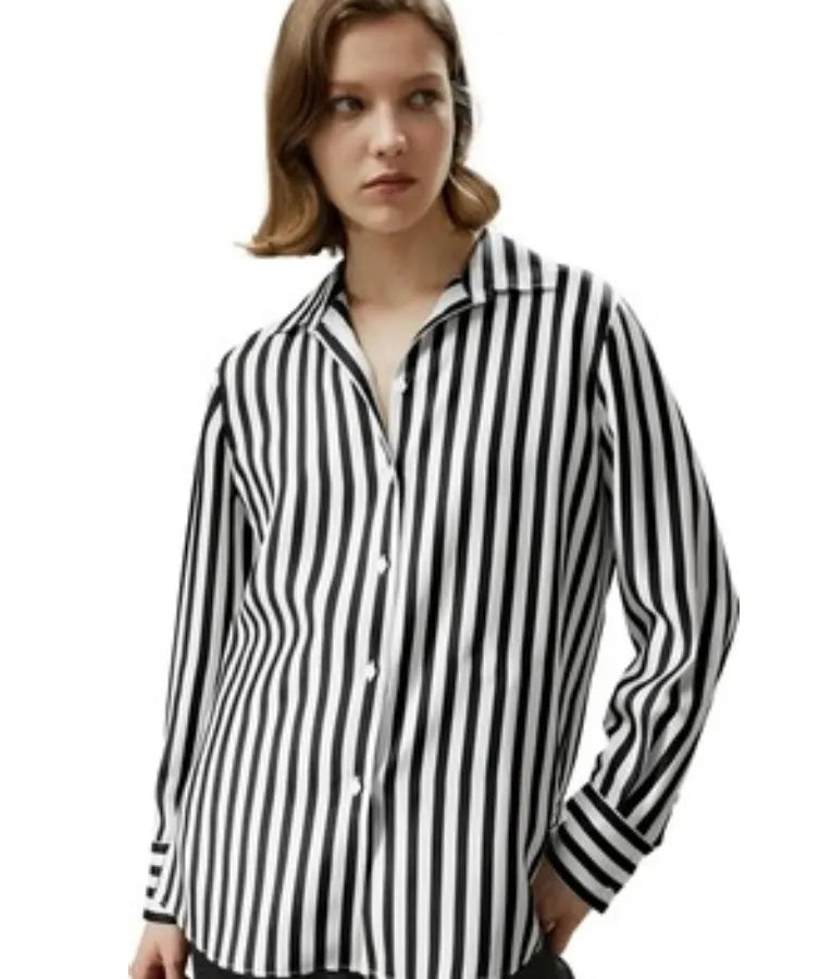 The Kelly Clarkson Show Kelly Striped Shirt