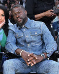 The LA Lakers Game Kevin Hart Denim Shirt