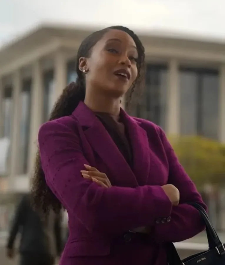 The Lincoln Lawyer S03 Yaya DaCosta Purple Blazer