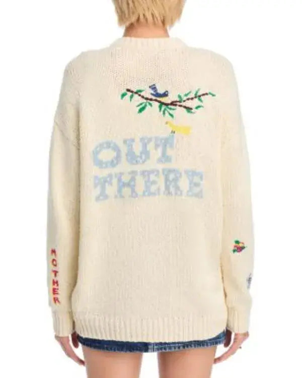 The Long Drop Intarsia Knitted Cardigan WorthVee
