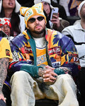 The Los Angeles Lakers Game Chris Brown Jacket