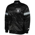 The Pick And Roll Las Vegas Raiders Black Satin Jacket WorthVee
