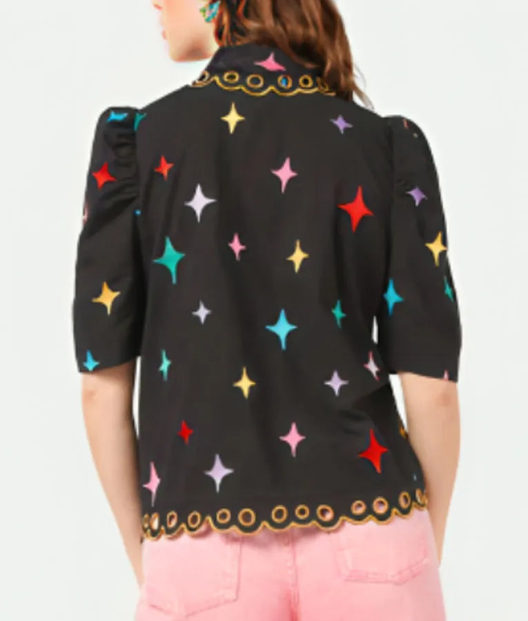 The Project Myf Warhurst Black Printed Shirt