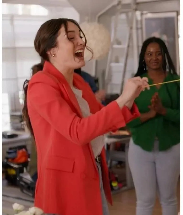The Royal We Mallory Jansen Red Blazer