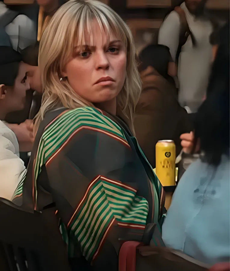 The Sex Lives of College Girls S03 Renee Rapp Green Plaid Jacket