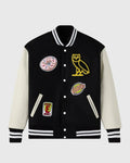 The Simpsons Black And White Varsity Jacket Clanton Jacket