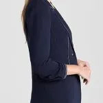 The Today Show 2025 Christine Romans Contrast Stitch Blazer