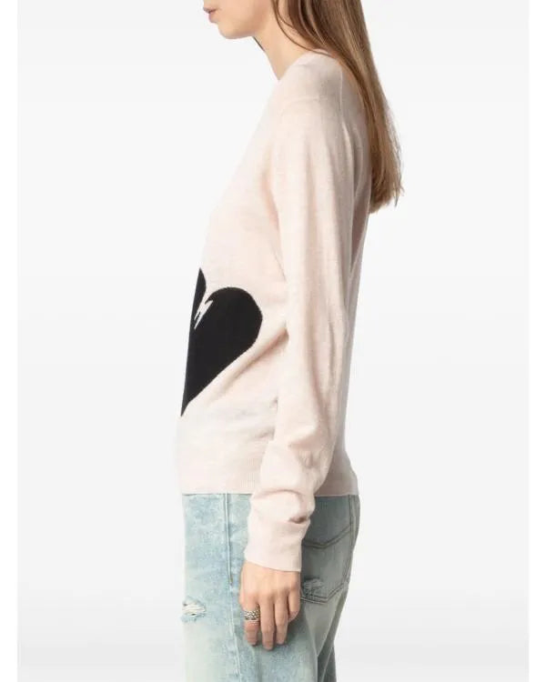 The Today Show 2025 Dr. Natalie Azar Black Heart Sweater