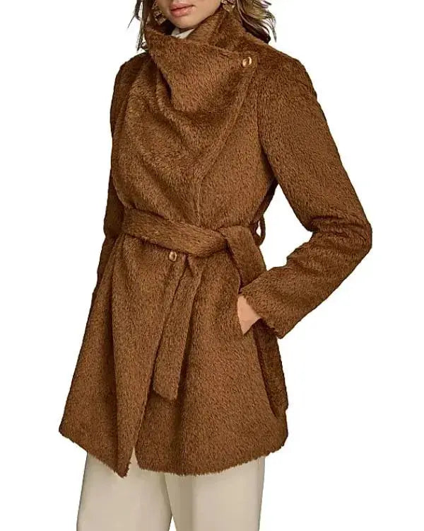 The Today Show 2025 Jenna Bush Hager Brown Wrap Coat WorthVee