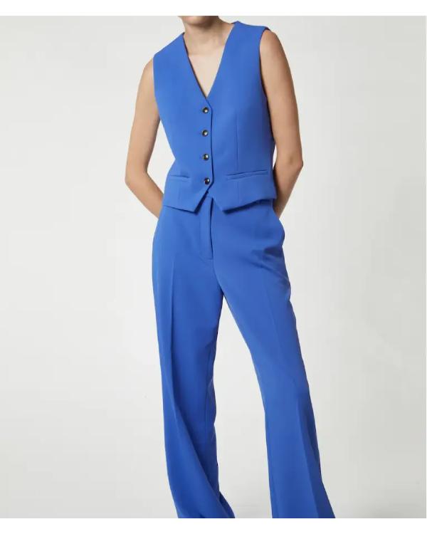 The Today Show 2025 Liz Plosser Blue Vest Clanton Jacket