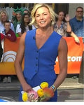The Today Show 2025 Liz Plosser Blue Vest Clanton Jacket