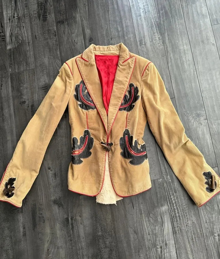 The Today Show 2025 Sabrina Carpenter Brown Corduroy Blazer