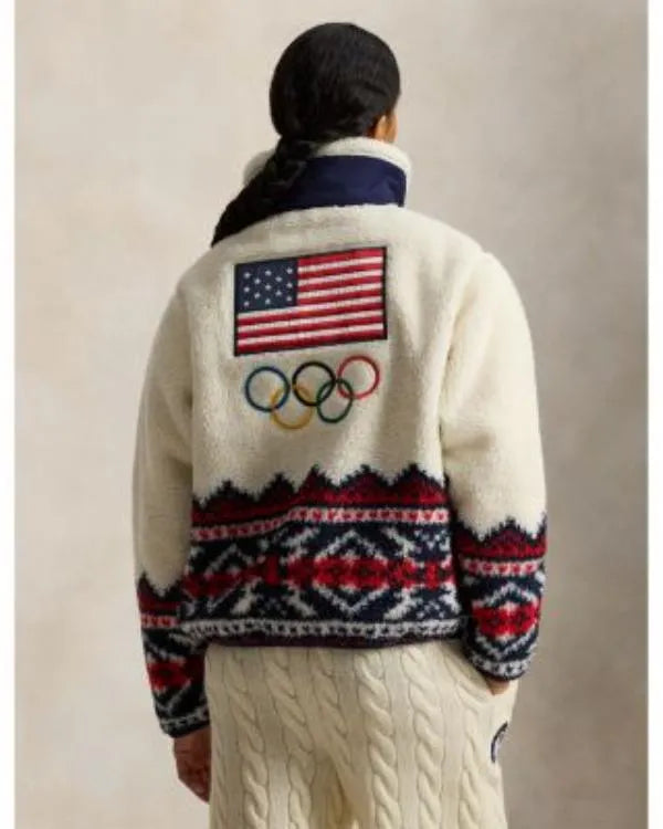 The Today Show 2026 Hoda Kotb Team USA Fleece Jacket