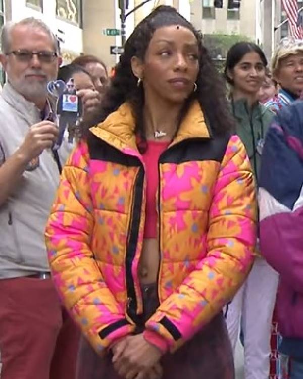 The Today Show Christiani Pitts Flower Puffer Jacket WorthVee