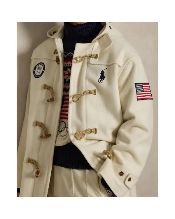 The Today Show Craig Melvin Team USA Toggle Coat WorthVee